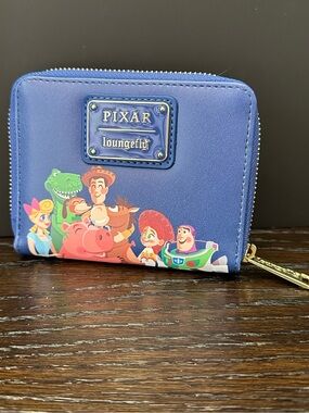 Toy Story Pixar Loungefly vegan leather zippered Wallet